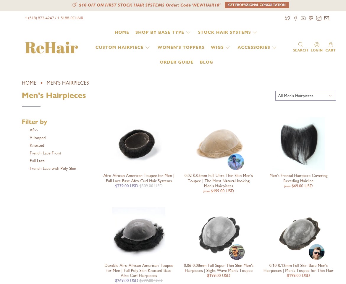 Toupee vs. Wig and How Much Does a Toupee Cost? Hair System